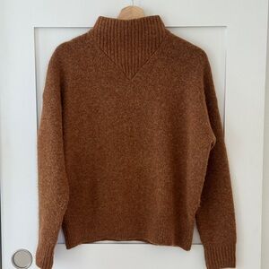 Women’s Madewell Camel Turtleneck Sweater